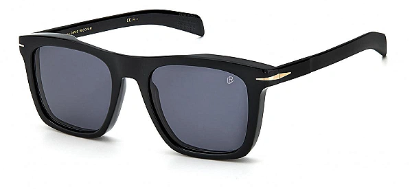 David Beckham Zonnebril 7000/s Heren Cat.3 Vierkant Zwart/grijs