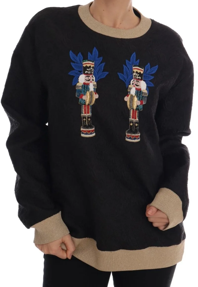 Dolce Gabbana Nutcracker Sweater TSH1744 Wo - Black